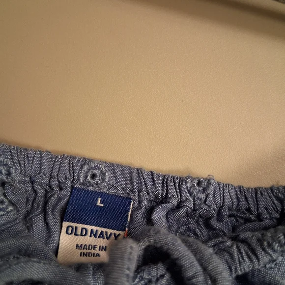 Old Navy Blue Boho Dress Large - Picture 2 of 2